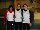 Les filles  l'arrive du 800m.
